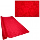 Tischdecke in Rolle,  Stoff, Farbe rot