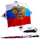 Regenschirm "Russland" mit LED-Licht