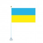 Tischflagge "Ukraine", mit Saugknopf, FA-12565