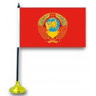 Tischflagge "UdSSR", mit Ständer 