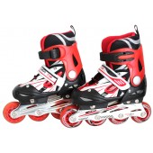 Inliner Skates ABEC 7 rot/schwarz Größe:40-42 XL 