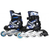 Kinder Inliner Skates ABEC-7 blau/schwarz Größe: 31-34 S, F1302