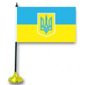 Tischflagge "Ukraine", mit Ständer FA-0032