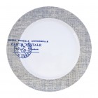 Фарфоровая тарелка "Почтовый штамп"