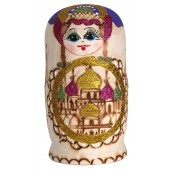 Матрешка "Купола", фиолетовая, 7-кукольная, MA-13785